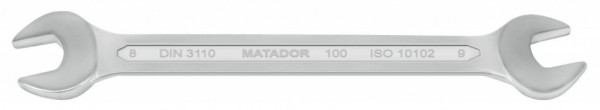 Plochý klíč  6x7 oboustranný MATADOR