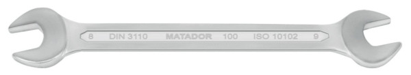 Plochý klíč 1"x1.1/8" oboustranný MATADOR