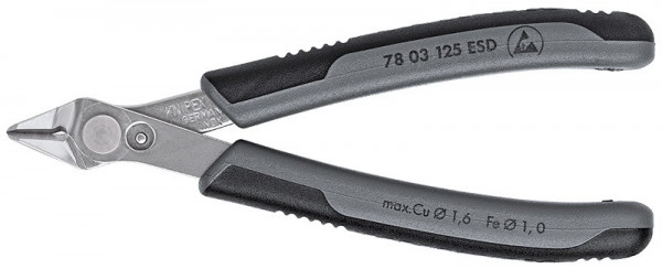 Štípací kleště Super Knips 125mm KNIPEX 7803125 ESD
