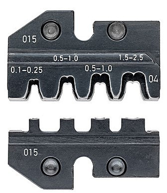 Čelisti KNIPEX 974904 na neizolované otevřené konektory 2,8 + 4,8 mm,  ke kleštím 9743200