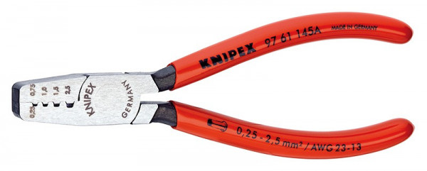 Krimpovací kleště na lisování dutinek KNIPEX 9761145A