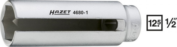 Klíč na lambdasondy 1/2" 22mm HAZET 4680-1
