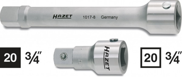 Prodloužení 3/4" 75mm HAZET 1017-3