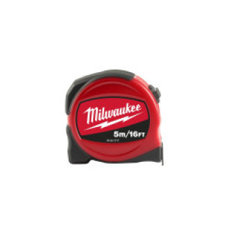 Svinovací metr Slimline 5m/16ft, šířka 25mm, Milwaukee 48227717