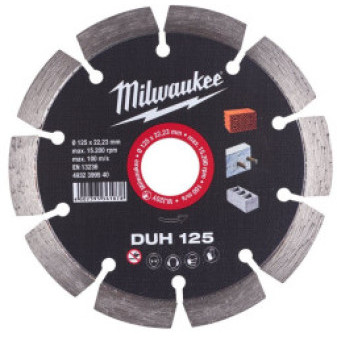 Diamantový kotouč DUH 125x22,2mm, MILWAUKEE 4932399540