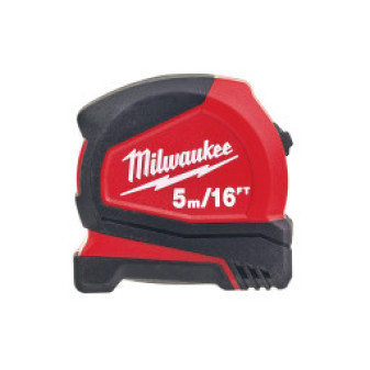 Svinovací metr Pro Compact 5m/16ft, šířka 25mm, Milwaukee 4932459595