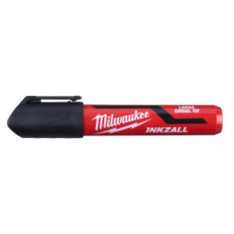 popisovací fix INKZALL černý rychleschnoucí, plochý hrot, Milwaukee 4932471555