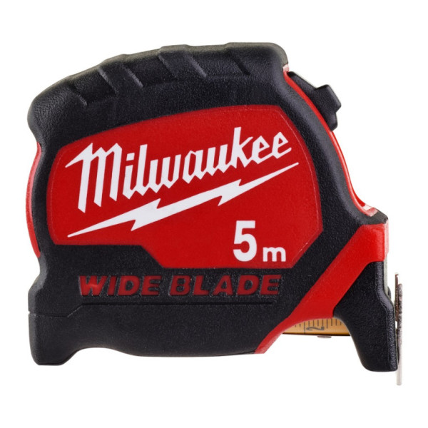 Svinovací široký metr Premium 5m, šířka 33mm, Milwaukee 4932471815