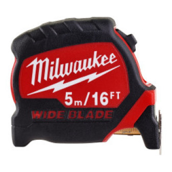 Svinovací široký metr Premium 5m/16ft, šířka 33mm, Milwaukee 4932471817