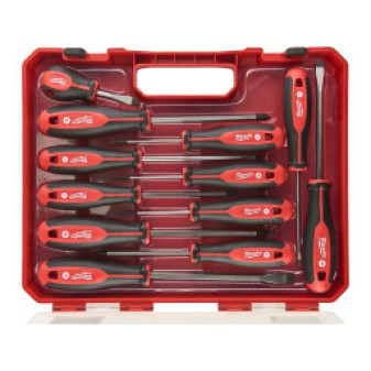 Sada šroubováků Tri-lobe SET 4 - PL+PH+PZ, 12 dílů, Milwaukee 4932472003