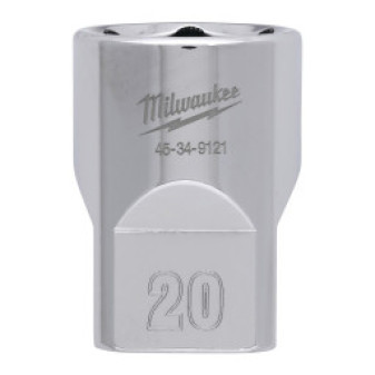 Nástrčný klíč 1/2" 20mm - 6hran , Milwaukee 4932480018