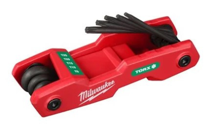 Sada klíčů TORX, T9-T40, 8ks, MILWAUKEE 4932480979