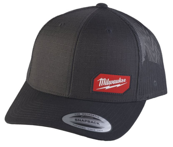 Kšiltovka se síťovinou SNAPBACK TRUCKER černá, Milwaukee 4932493107