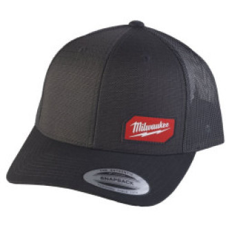 Kšiltovka se síťovinou SNAPBACK TRUCKER černá, Milwaukee 4932493107