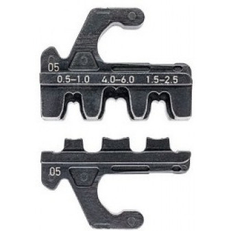 Čelisti KNIPEX 973905 pro kleště MultiCrimp, na neizolované otevřené konektory 4,8+6,3mm