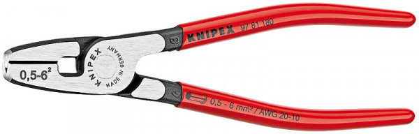 Krimpovací kleště na lisování dutinek KNIPEX 9781180