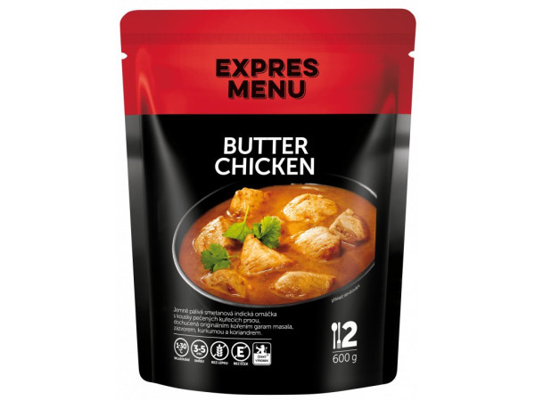 Butter Chicken, bez lepku, 2 porce, Expres Menu