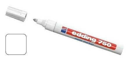 Popisovací fix EDDING 750 bílý