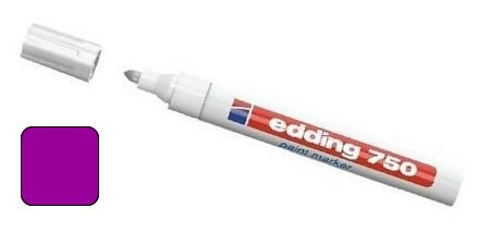 Popisovací fix EDDING 750 fialový