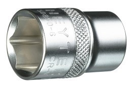 Hlavice nástrčná 1/2" 16mm - 6hran, HEYTEC