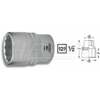 Hlavice nástrčná 1/2" 32mm - 12hran, HAZET 900Z-32