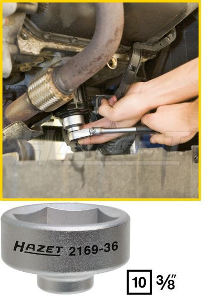 Klíč na olejové filtry 36mm - 3/8" HAZET 2169-36