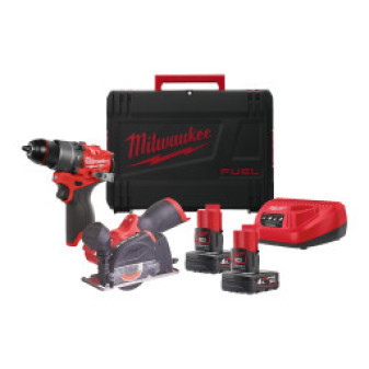 Aku set nářadí 12V, 2x 4,0Ah, HD Box, Milwaukee 4933480592