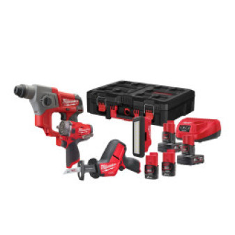 Aku set nářadí 12V, 2x 2,0Ah + 2x 6,0Ah, Milwaukee 4933492515