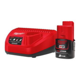 Sada akumulátoru a nabíječky 12V, 1x 2,0Ah, Milwaukee 4933451900