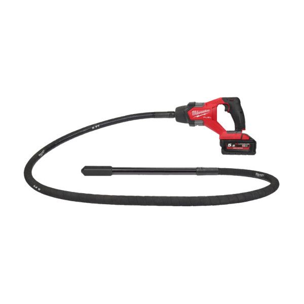 Aku jehlový ponorný vibrátor 2,4m 18V, 1x 5,5Ah, Milwaukee 4933479600