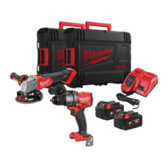 Aku set nářadí 18V, 2x 5,0Ah, HD Box, Milwaukee 4933492516