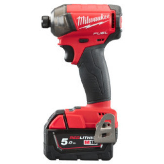 Aku rázový hydraulický utahovák 1/4" HEX 18V, 2x 5,0Ah, HD Box, Milwaukee 4933451790