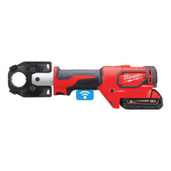 Aku hydraulické krimpovací kleště 53 kN FORCE LOGIC 18V, 1x 2,0Ah, kufr, Milwaukee 4933451194