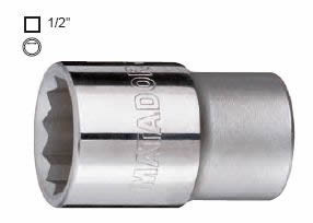 Hlavice nástrčná 1/2" 21mm - 12hran, MATADOR