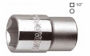 Hlavice nástrčná 1/2" 12mm - 6hran, MATADOR