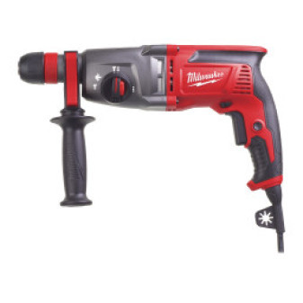 Třírežimové vrtací kladivo 26mm 800W SDS-Plus se sklíčidlem FIXTEC, Milwaukee 4933464579