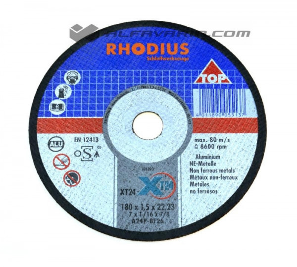 Kotouč řezný 180x1,5x22,2 hliník RHODIUS XT24